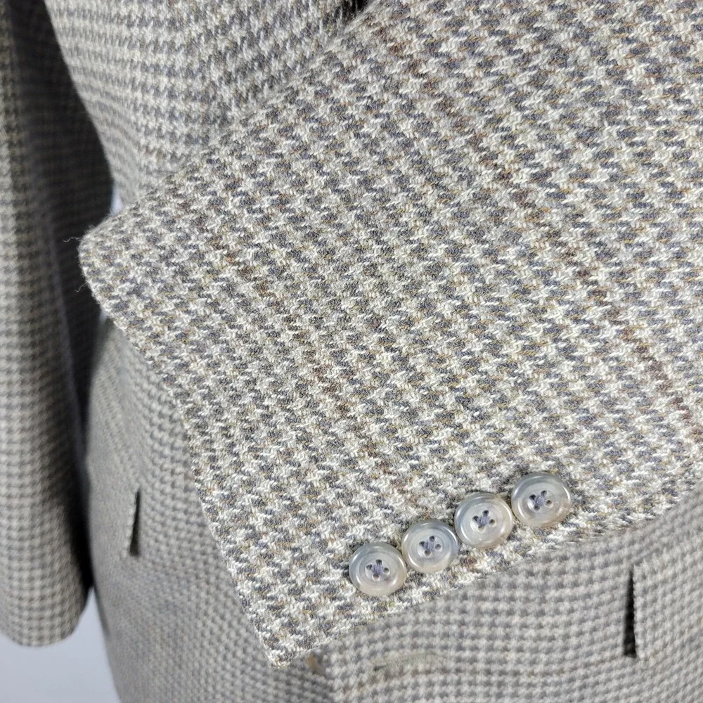 Hart Schaffner Marx Men's Tweed Sport Coat‎ Blazer Two Button Soft Tailored 40S